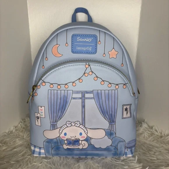NEW Loungefly Sanrio Hello Kitty and Friends Cinnamoroll Mini Backpack - Picture 1 of 4